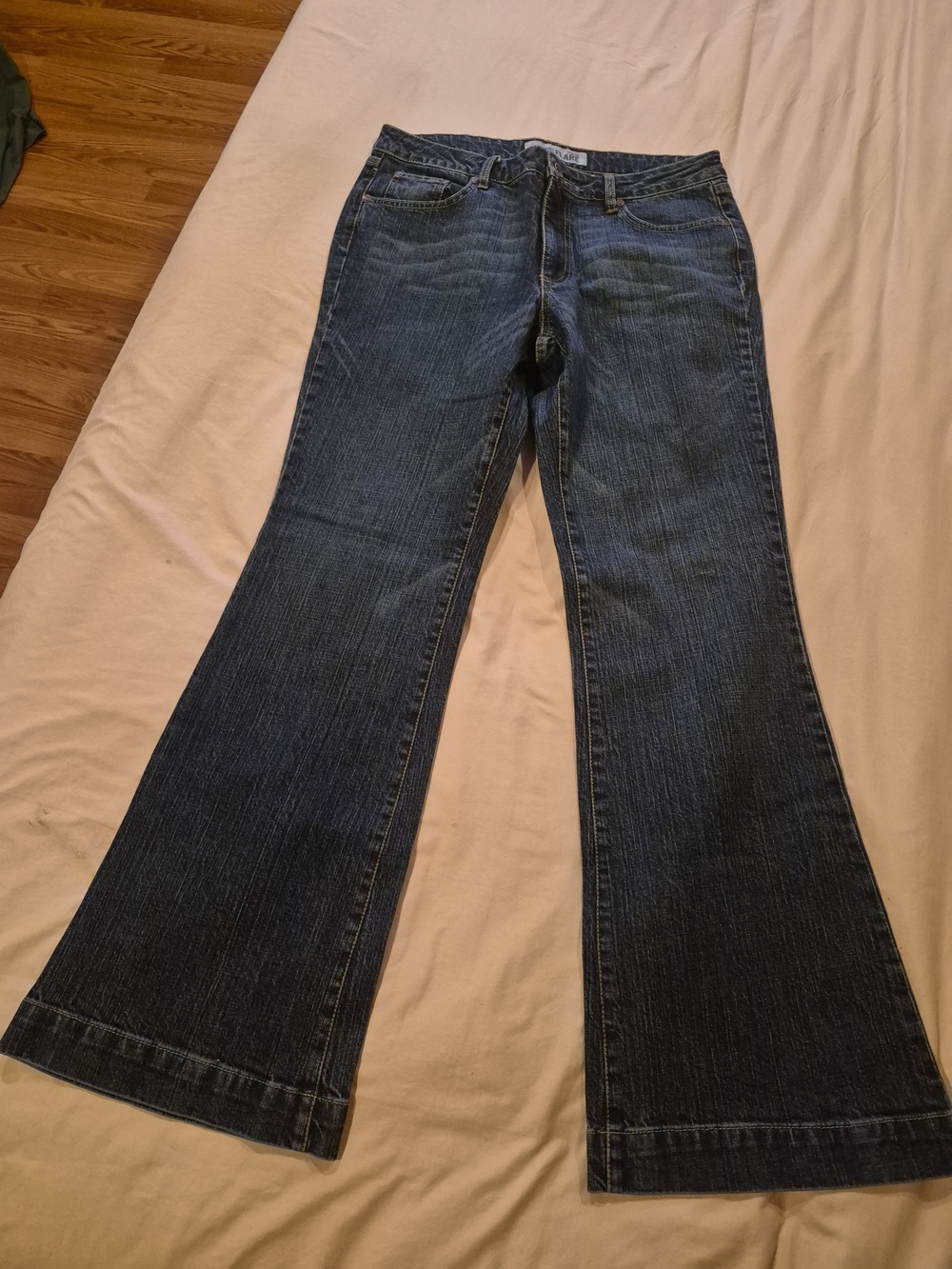 Faded Glory Dark Blue Flare Jeans